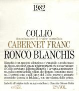 Collio_Ronco Blanchis 1982